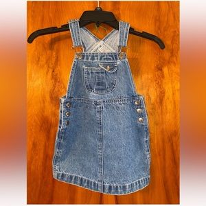 90’s Vintage Arizona Jean Co. 4T Girls Overall Dress